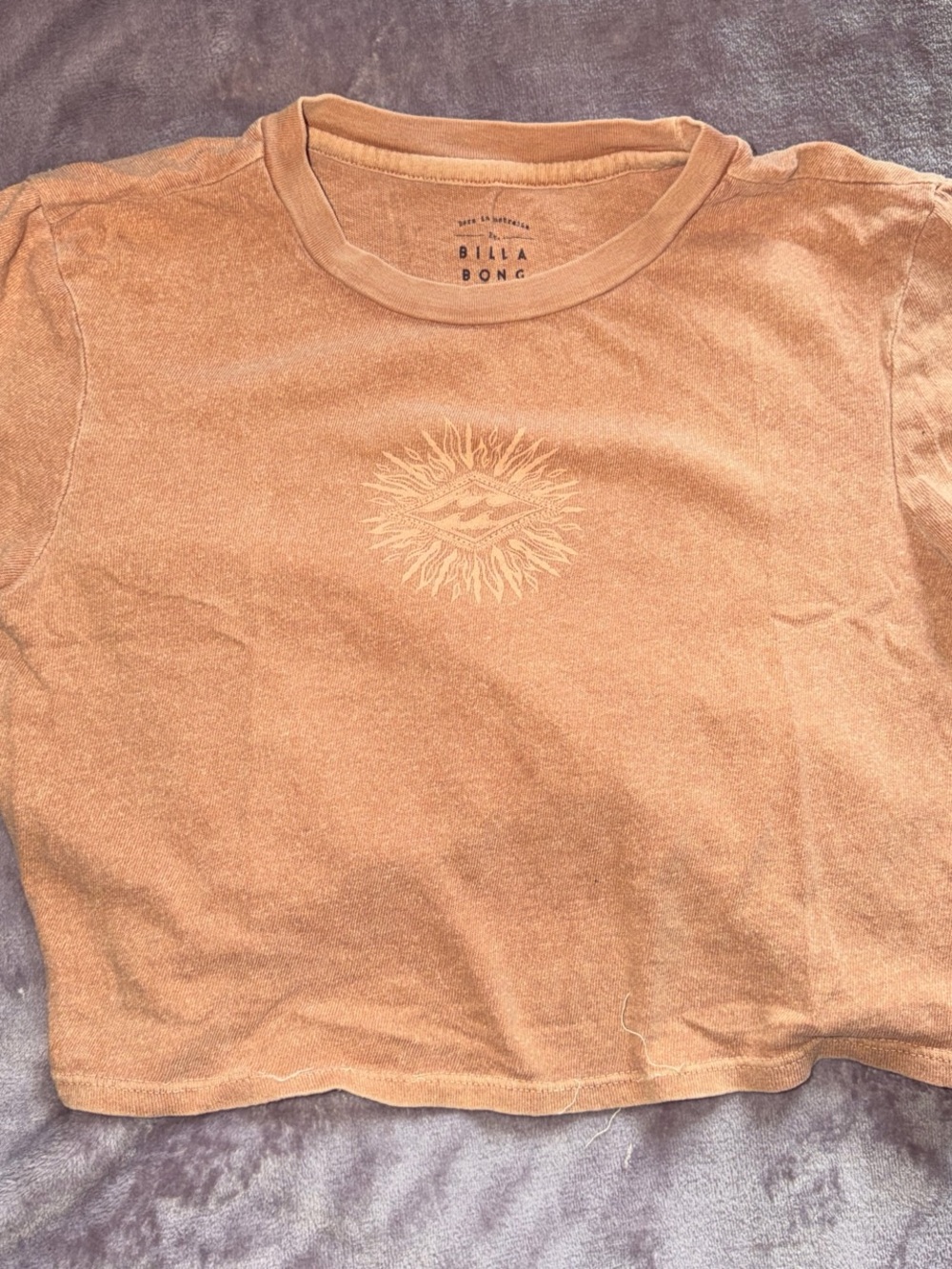 Billabong Vintage Label Tee - Rust Orange